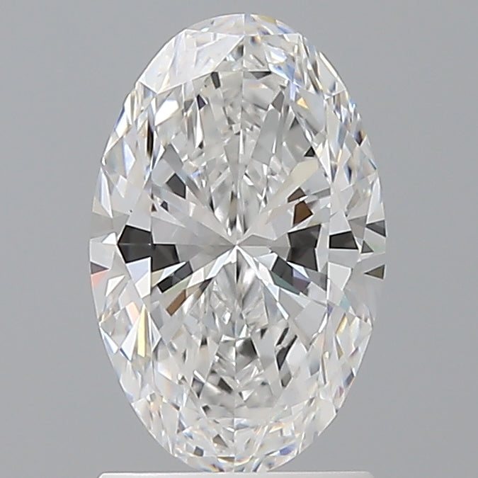 1.59 Carat Oval Shaped, Ideal Cut, D Color, VVS2 Clarity, IGI Certified Lab Grown Diamond