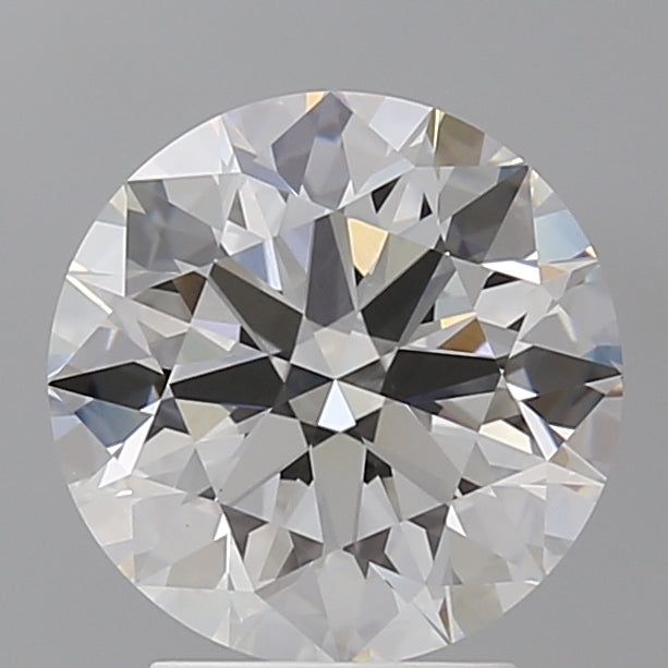 3.08 Carat Round Shaped, Ideal Cut, F Color, VVS2 Clarity, IGI Certified Lab Grown Diamond