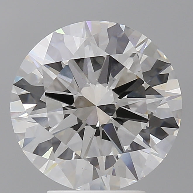 4.02 Carat Round Shaped, Excellent Cut, E Color, VS1 Clarity, IGI Certified Lab Grown Diamond