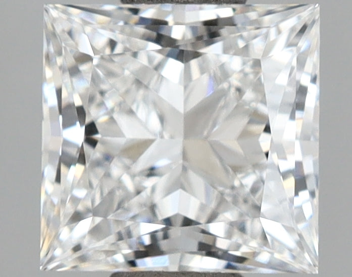 1.04 Carat Princess Shaped, Ideal Cut, D Color, VVS1 Clarity, IGI Certified Lab Grown Diamond