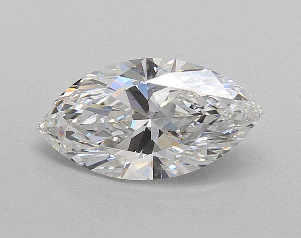 1.78 Carat Marquise Shaped, Excellent Cut, D Color, VVS2 Clarity, IGI Certified Lab Grown Diamond
