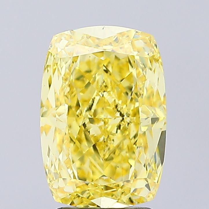 3.53 Carat Cushion Shaped, Excellent Cut, VS1 Clarity, IGI Certified Lab Grown Diamond