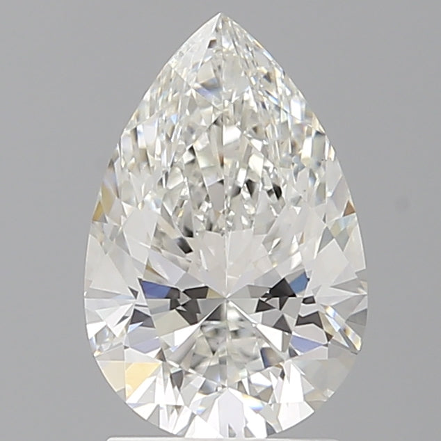 2.04 Carat Pear Shaped, Ideal Cut, F Color, VVS2 Clarity, IGI Certified Lab Grown Diamond