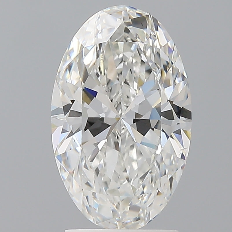 2.54 Carat Oval Shaped, Ideal Cut, F Color, VS2 Clarity, IGI Certified Lab Grown Diamond
