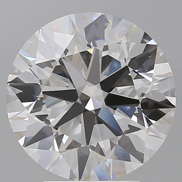 4.09 Carat Round Shaped, Ideal Cut, E Color, VVS2 Clarity, IGI Certified Lab Grown Diamond