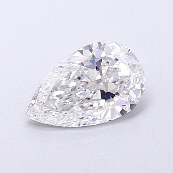 0.42 Carat Pear Shaped, Very Good Cut, D Color, VVS2 Clarity, IGI Certified Lab Grown Diamond