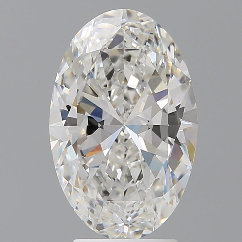 3.58 Carat Oval Shaped, Ideal Cut, F Color, VVS2 Clarity, IGI Certified Lab Grown Diamond