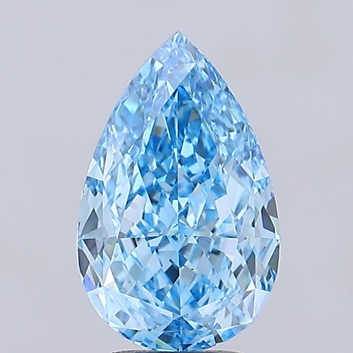 3.75 Carat Pear Shaped, Excellent Cut, VVS2 Clarity, IGI Certified Lab Grown Diamond