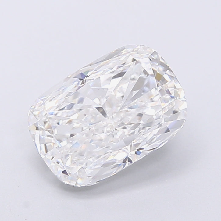 2.60 Carat Cushion Shaped, Very Good Cut, D Color, VVS2 Clarity, IGI Certified Lab Grown Diamond