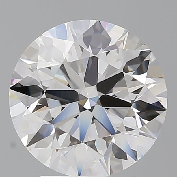3.43 Carat Round Shaped, Ideal Cut, F Color, VVS2 Clarity, IGI Certified Lab Grown Diamond