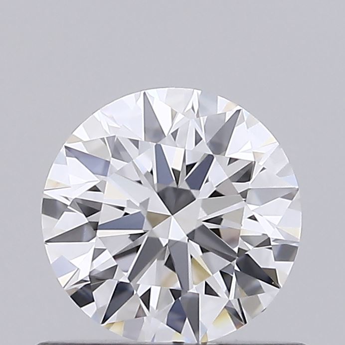 0.53 Carat Round Shaped, Ideal Cut, D Color, VVS2 Clarity, IGI Certified Lab Grown Diamond