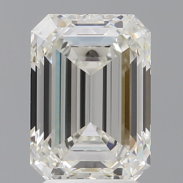 3.06 Carat Emerald Shaped, Ideal Cut, G Color, VVS2 Clarity, IGI Certified Lab Grown Diamond