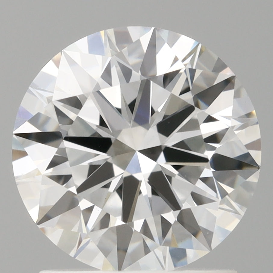 1.55 Carat Round Shaped, Ideal Cut, D Color, VVS2 Clarity, IGI Certified Lab Grown Diamond