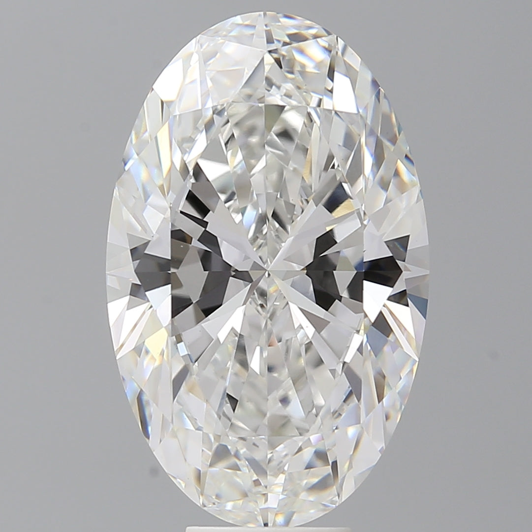 9.59 Carat Oval Shaped, Ideal Cut, E Color, VVS2 Clarity, IGI Certified Lab Grown Diamond