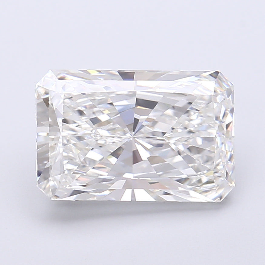 4.27 Carat Radiant Shaped, Very Good Cut, E Color, VVS2 Clarity, IGI Certified Lab Grown Diamond