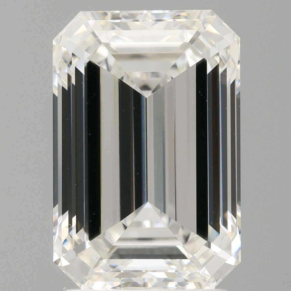 2.98 Carat Emerald Shaped, Ideal Cut, F Color, VVS2 Clarity, IGI Certified Lab Grown Diamond