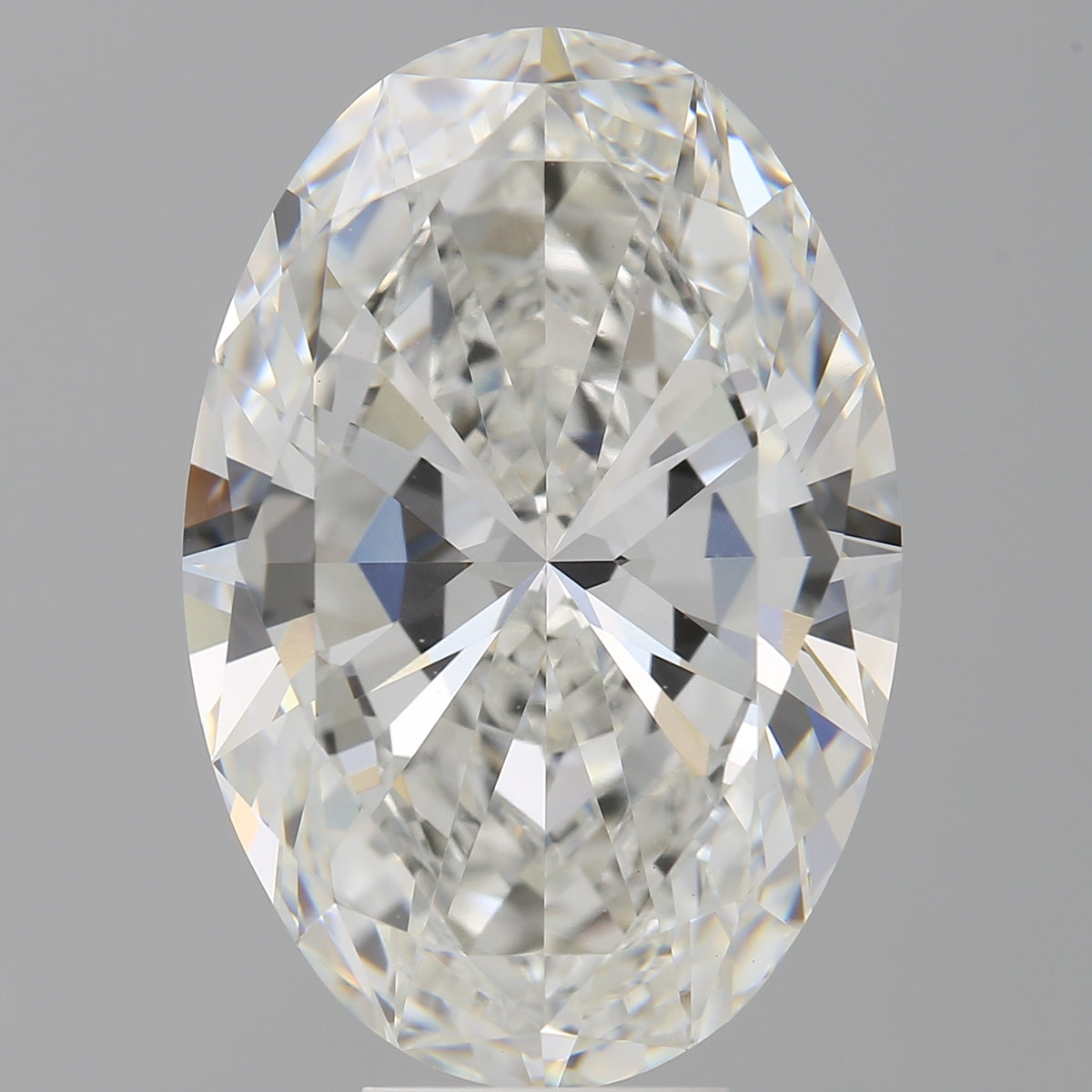 9.07 Carat Oval Shaped, Ideal Cut, F Color, VVS2 Clarity, IGI Certified Lab Grown Diamond