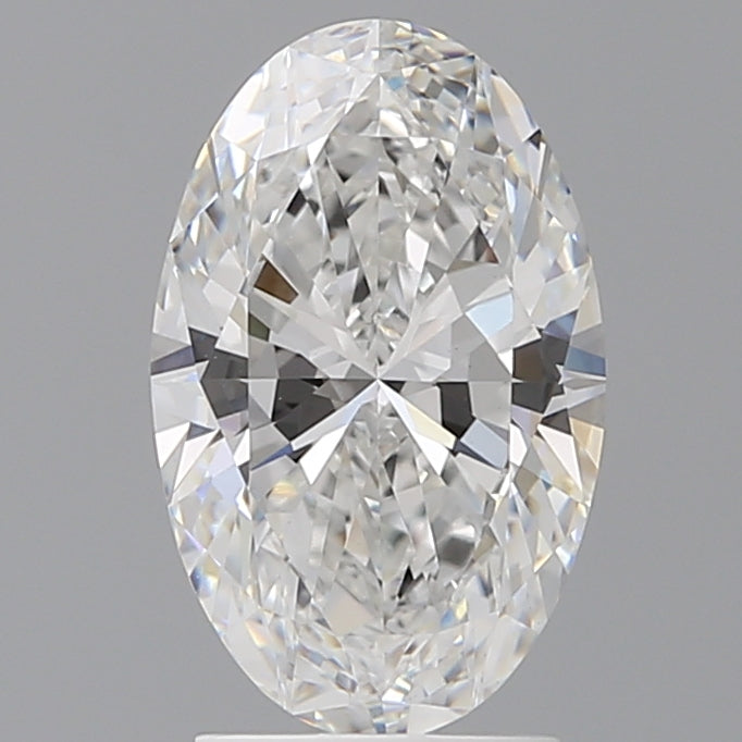 2.55 Carat Oval Shaped, Ideal Cut, E Color, VVS2 Clarity, IGI Certified Lab Grown Diamond