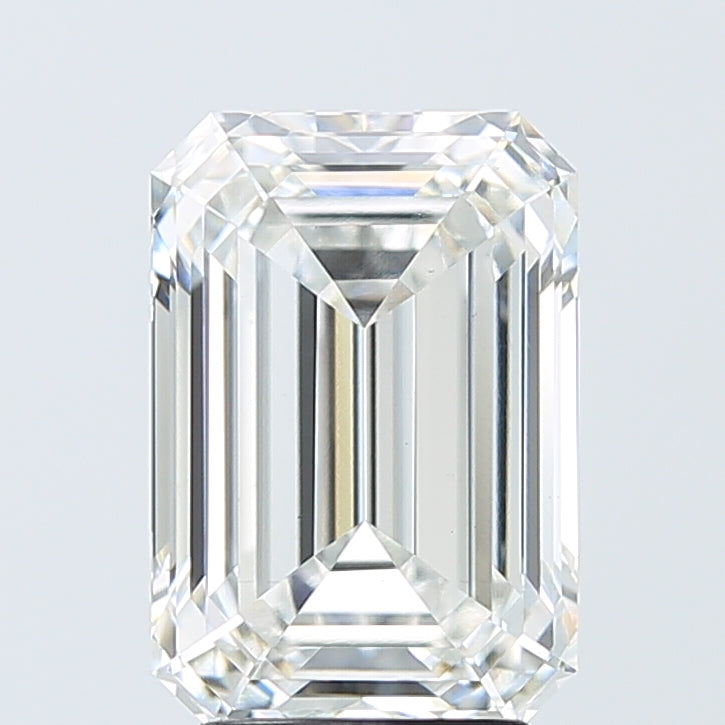 4.04 Carat Emerald Shaped, Ideal Cut, E Color, VS1 Clarity, IGI Certified Lab Grown Diamond