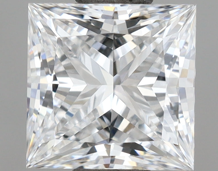 1.02 Carat Princess Shaped, Ideal Cut, D Color, VVS1 Clarity, IGI Certified Lab Grown Diamond