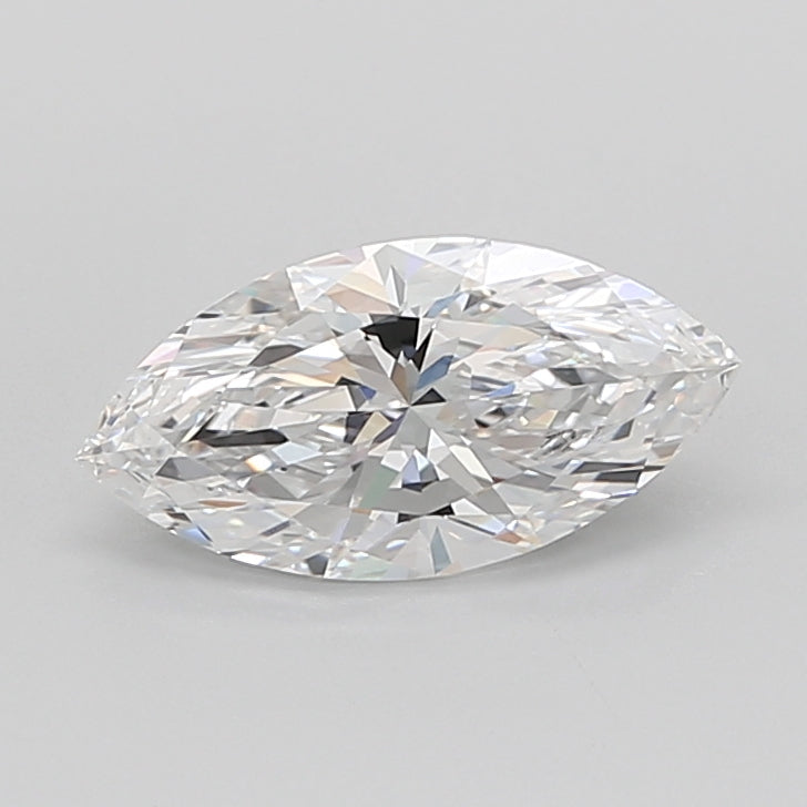 2.54 Carat Marquise Shaped, Ideal Cut, E Color, VVS2 Clarity, IGI Certified Lab Grown Diamond