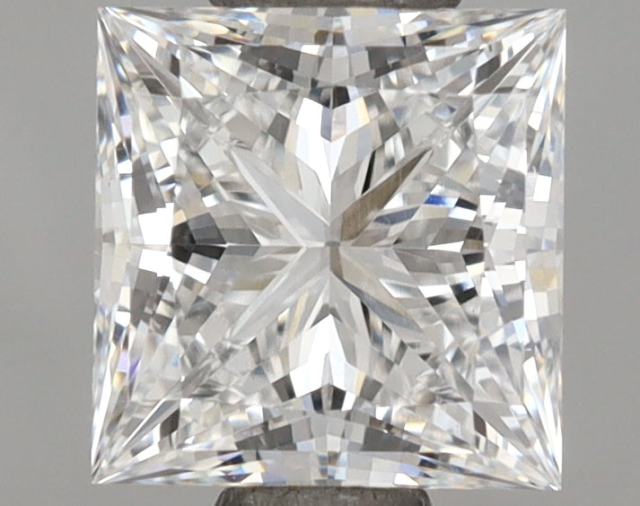 1.03 Carat Princess Shaped, Ideal Cut, E Color, VVS1 Clarity, IGI Certified Lab Grown Diamond