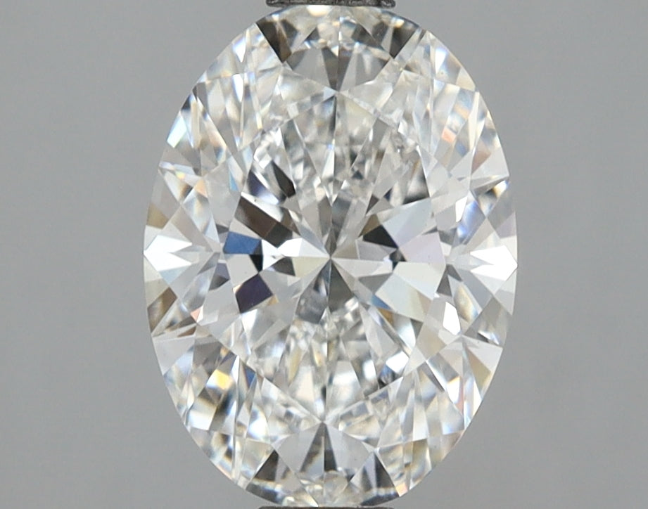 1.09 Carat Oval Shaped, Ideal Cut, D Color, VVS2 Clarity, IGI Certified Lab Grown Diamond