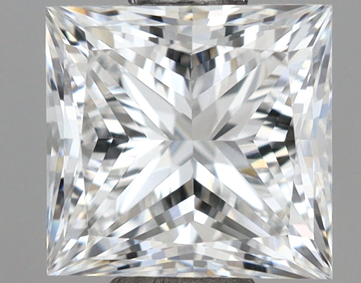 1.00 Carat Princess Shaped, Excellent Cut, D Color, VVS1 Clarity, IGI Certified Lab Grown Diamond