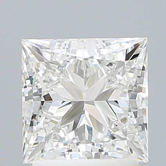 2.08 Carat Princess Shaped, Ideal Cut, E Color, VVS1 Clarity, IGI Certified Lab Grown Diamond