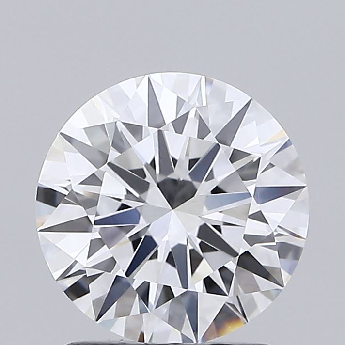 1.57 Carat Round Shaped, Ideal Cut, D Color, VVS2 Clarity, IGI Certified Lab Grown Diamond