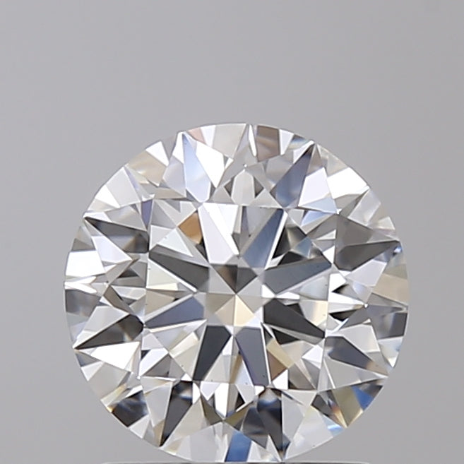 1.66 Carat Round Shaped, Ideal Cut, D Color, VS2 Clarity, IGI Certified Lab Grown Diamond