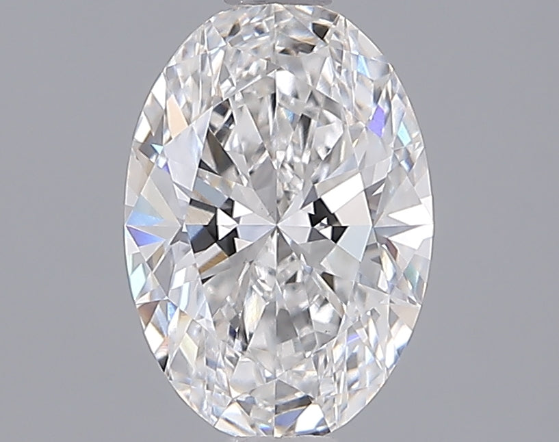 1.55 Carat Oval Shaped, Ideal Cut, D Color, VVS2 Clarity, IGI Certified Lab Grown Diamond