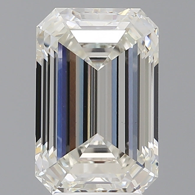 4.07 Carat Emerald Shaped, Ideal Cut, G Color, VS1 Clarity, IGI Certified Lab Grown Diamond