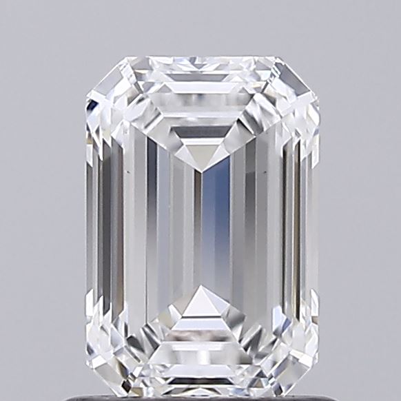 1.05 Carat Emerald Shaped, Ideal Cut, E Color, VS1 Clarity, IGI Certified Lab Grown Diamond