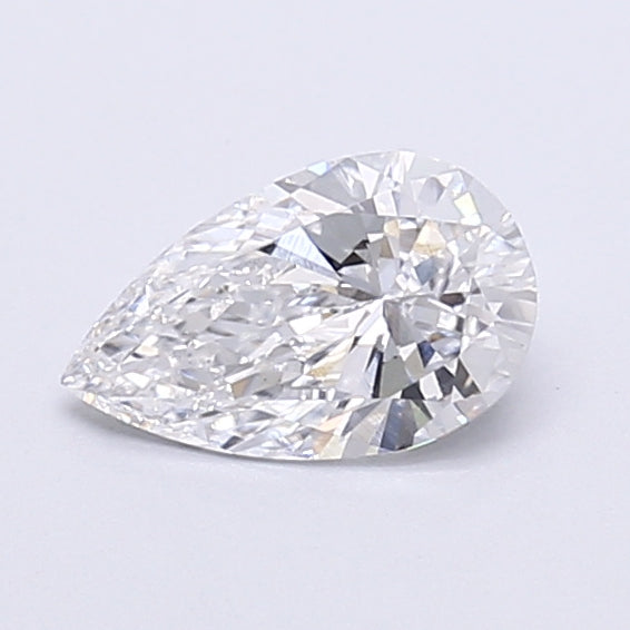 0.69 Carat Pear Shaped, Very Good Cut, D Color, VS1 Clarity, IGI Certified Lab Grown Diamond
