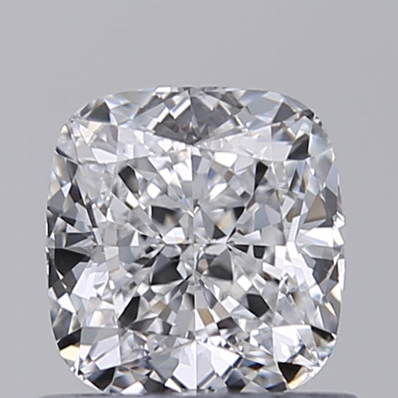 0.94 Carat Cushion Shaped, Ideal Cut, D Color, VVS2 Clarity, IGI Certified Lab Grown Diamond