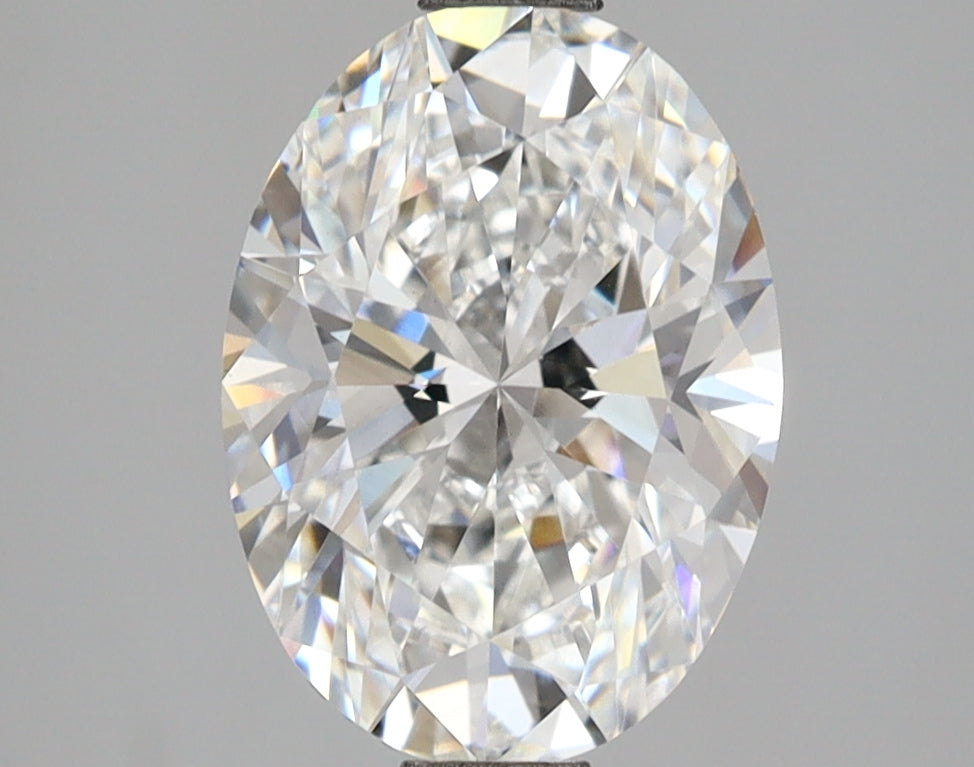 2.58 Carat Oval Shaped, Excellent Cut, D Color, VS1 Clarity, IGI Certified Lab Grown Diamond