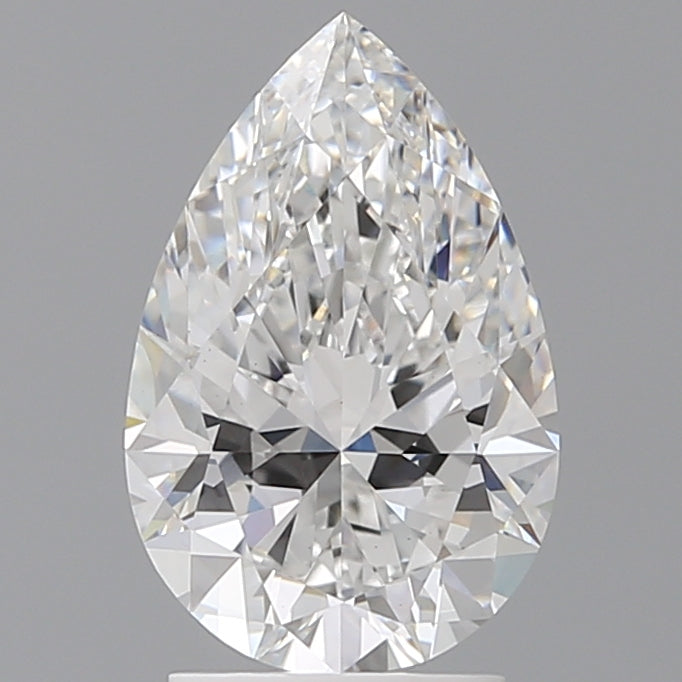2.51 Carat Pear Shaped, Ideal Cut, D Color, VVS2 Clarity, IGI Certified Lab Grown Diamond