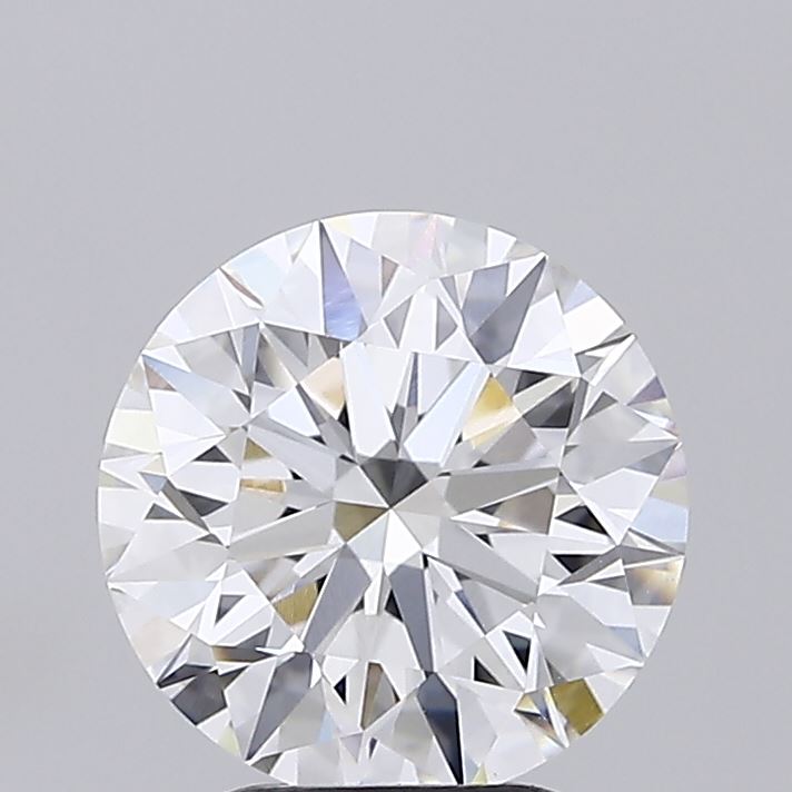 2.08 Carat Round Shaped, Ideal Cut, E Color, VVS2 Clarity, IGI Certified Lab Grown Diamond