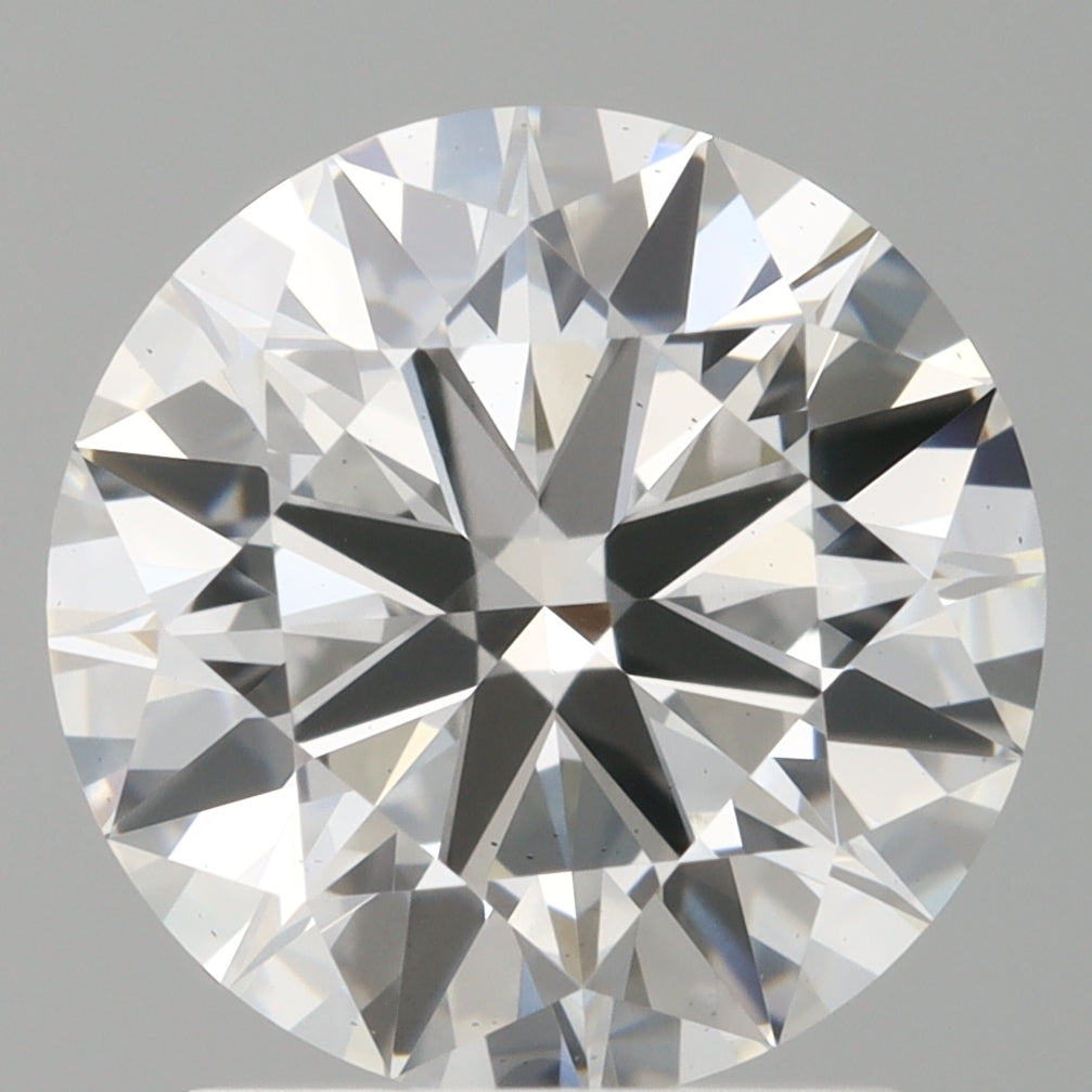 2.01 Carat Round Shaped, Ideal Cut, F Color, VS1 Clarity, IGI Certified Lab Grown Diamond