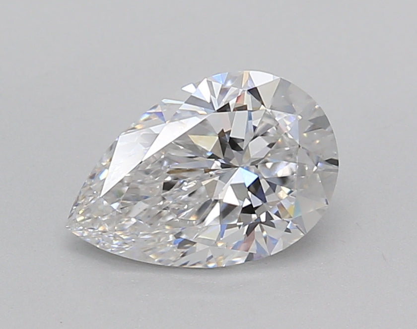 1.18 Carat Pear Shaped, Excellent Cut, D Color, VVS2 Clarity, IGI Certified Lab Grown Diamond
