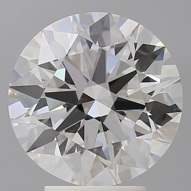 4.10 Carat Round Shaped, Ideal Cut, E Color, VVS2 Clarity, IGI Certified Lab Grown Diamond