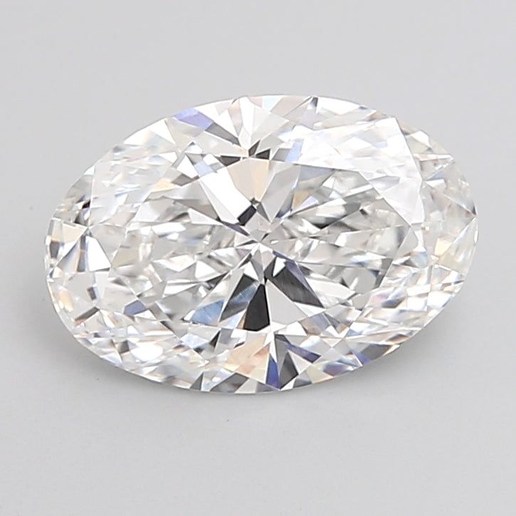 3.08 Carat Oval Shaped, Ideal Cut, E Color, VVS2 Clarity, IGI Certified Lab Grown Diamond