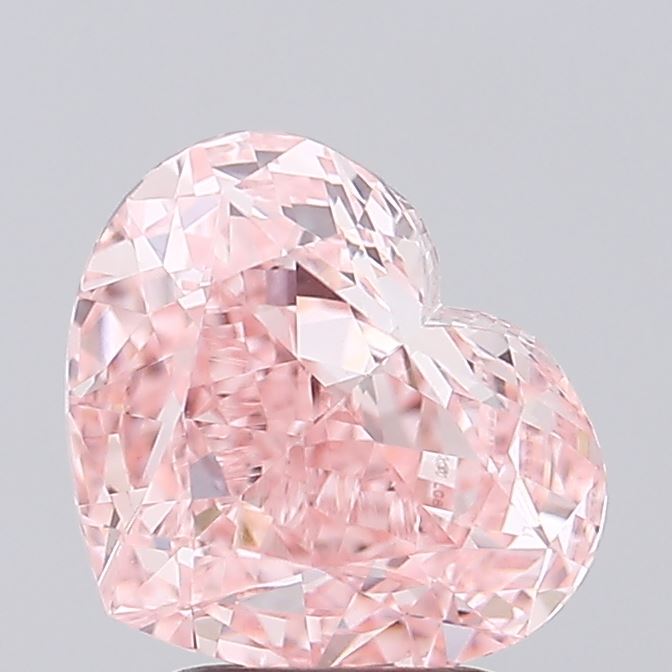 3.01 Carat Heart Shaped, Ideal Cut, VVS2 Clarity, IGI Certified Lab Grown Diamond