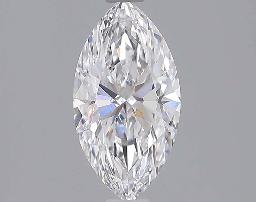 1.51 Carat Marquise Shaped, Ideal Cut, D Color, VS1 Clarity, IGI Certified Lab Grown Diamond
