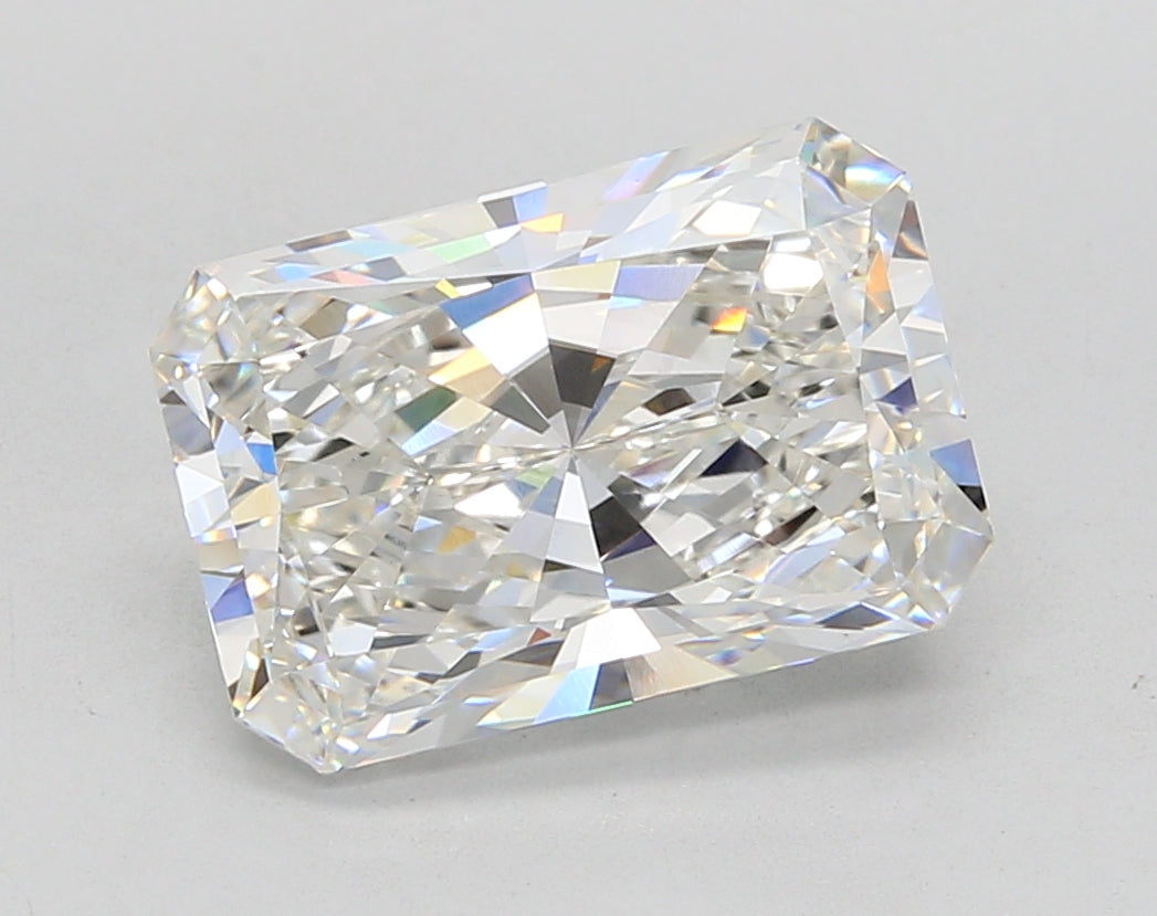 4.52 Carat Radiant Shaped, Ideal Cut, G Color, VVS2 Clarity, IGI Certified Lab Grown Diamond