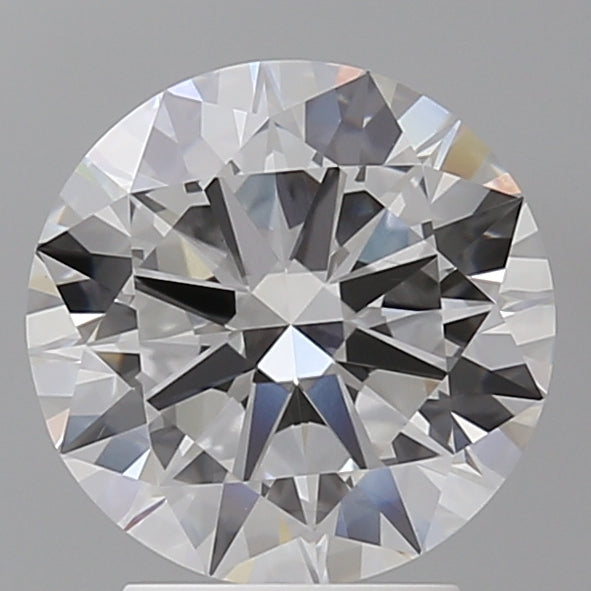 3.01 Carat Round Shaped, Excellent Cut, E Color, VVS2 Clarity, IGI Certified Lab Grown Diamond