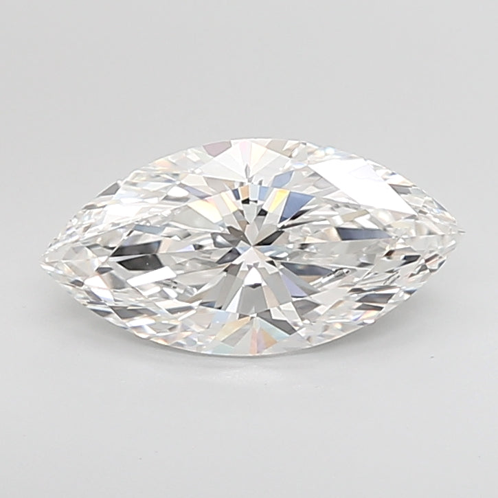 3.07 Carat Marquise Shaped, Ideal Cut, F Color, VVS2 Clarity, IGI Certified Lab Grown Diamond