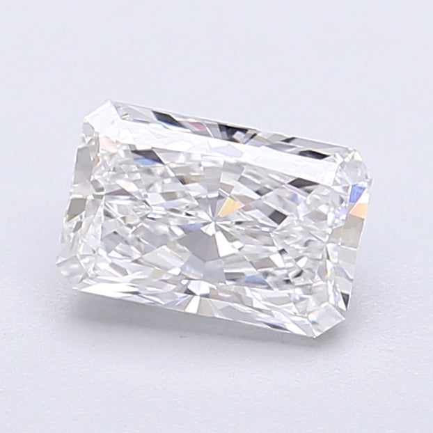 1.04 Carat Radiant Shaped, Very Good Cut, D Color, VVS2 Clarity, IGI Certified Lab Grown Diamond