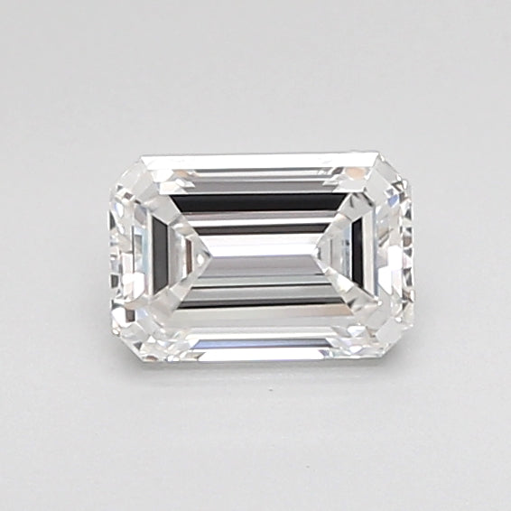 0.55 Carat Emerald Shaped, Ideal Cut, E Color, VVS1 Clarity, IGI Certified Lab Grown Diamond
